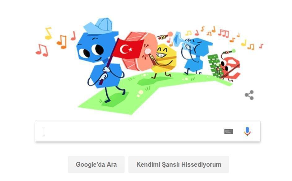 Google 23 Nisan için özel doodle hazırladı