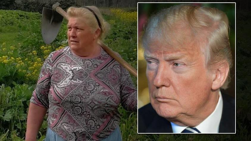 ABDli çiftçi Dolores Leis Antelo Trumpa ikizi kadar benziyor
