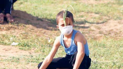 Filistinlilerin yeni buluşu: Soğan maskesi