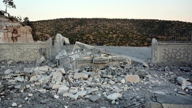 PKK mezarlığındaki yapılar imha edildi