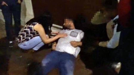 İstiklal Caddesinde kadın dövünce dayak yedi