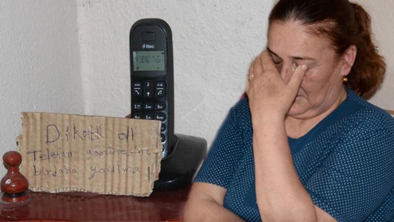 Adanada dolandırılan kadın yazdığı notla dolandırıcıları ikinci aramada yakalattı