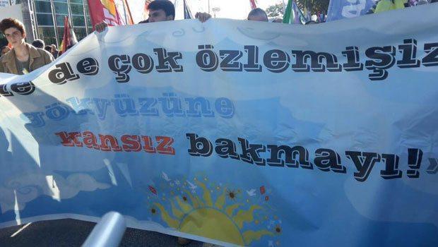 Ankaradaki patlamadan önce bu pankartları açmışlardı