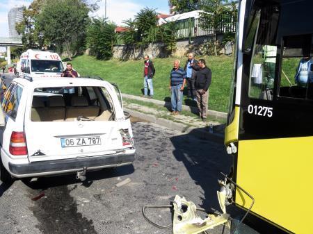 İETT otobüsü kazası: 7 yaralı