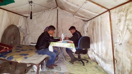 Elektrik yok, tarlaya KPSS çadırı kurdular