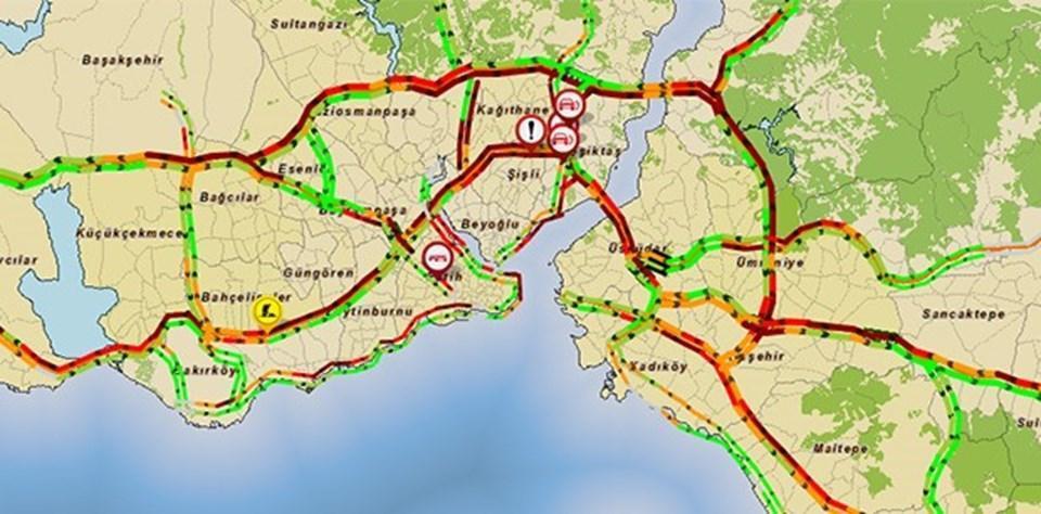 İstanbuldaki patlama sonrası trafikte son durum
