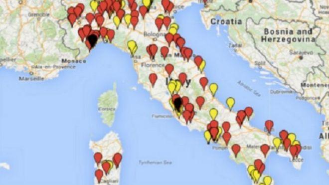 İtalyada pedofil din adamlarının haritasını çıkardılar