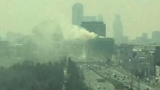 MHP İstanbul İl Başkanlığının bulunduğu binada yangın