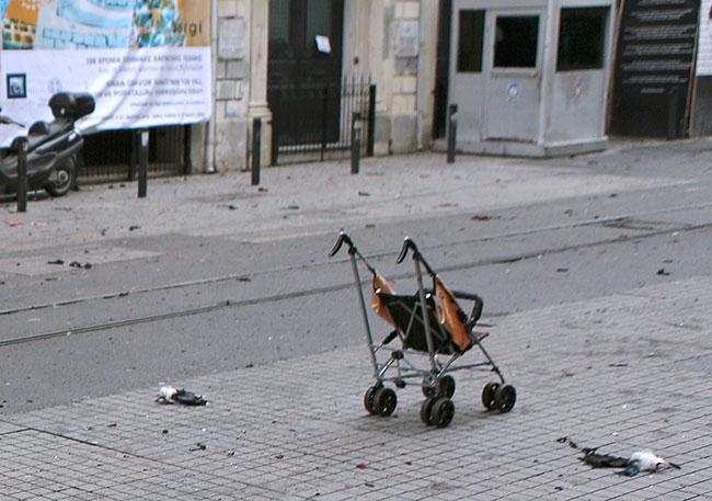 Taksimdeki patlamada dikkat çeken detay