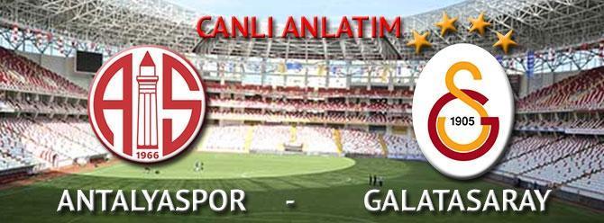 İşte Galatasaray ve Antalyasporun ilk 11leri
