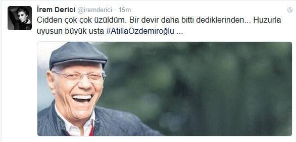 Attila Özdemiroğlu hayatını kaybetti