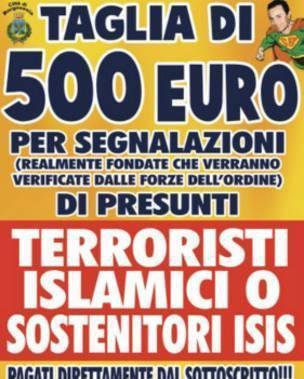 Terör şüphelilerini ihbar edenlere 500 euro ödül