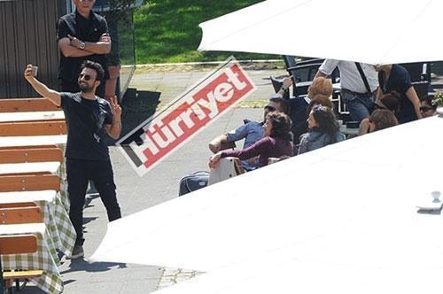 Tarkan ve Pınar Dilek düğün sabahı el ele