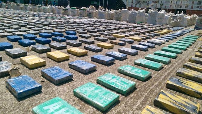 Kolombiyada 8 ton kokain ele geçirildi