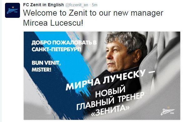 Lucescu Zenitle resmen anlaştı