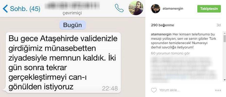 Fenerbahçeli taraftarın mesajı Ergin Atamanı çok kızdırdı