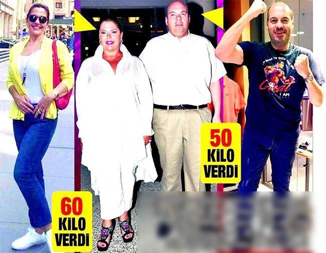 Levent Kızıl ve eski eşi boşanınca kilo verme yarışına girdi
