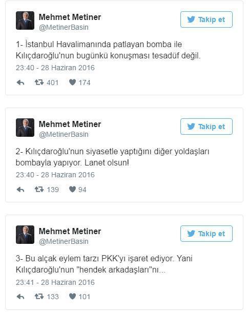 Mehmet Metinerin tweetleri sosyal medyayı karıştırdı
