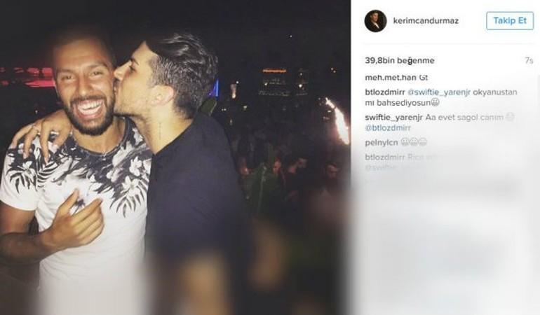 Galatasaraylı yıldız futbolcu Kerimcan Durmazla