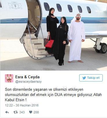 Cicişler Türkiye için duaya gidiyor