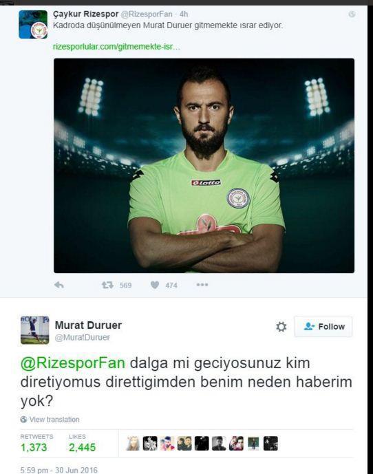 Murat Duruerin Tweetleri olay oldu