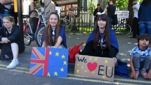 Londra Brexiti protesto etti