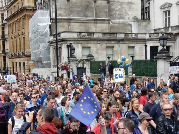 Londra Brexiti protesto etti