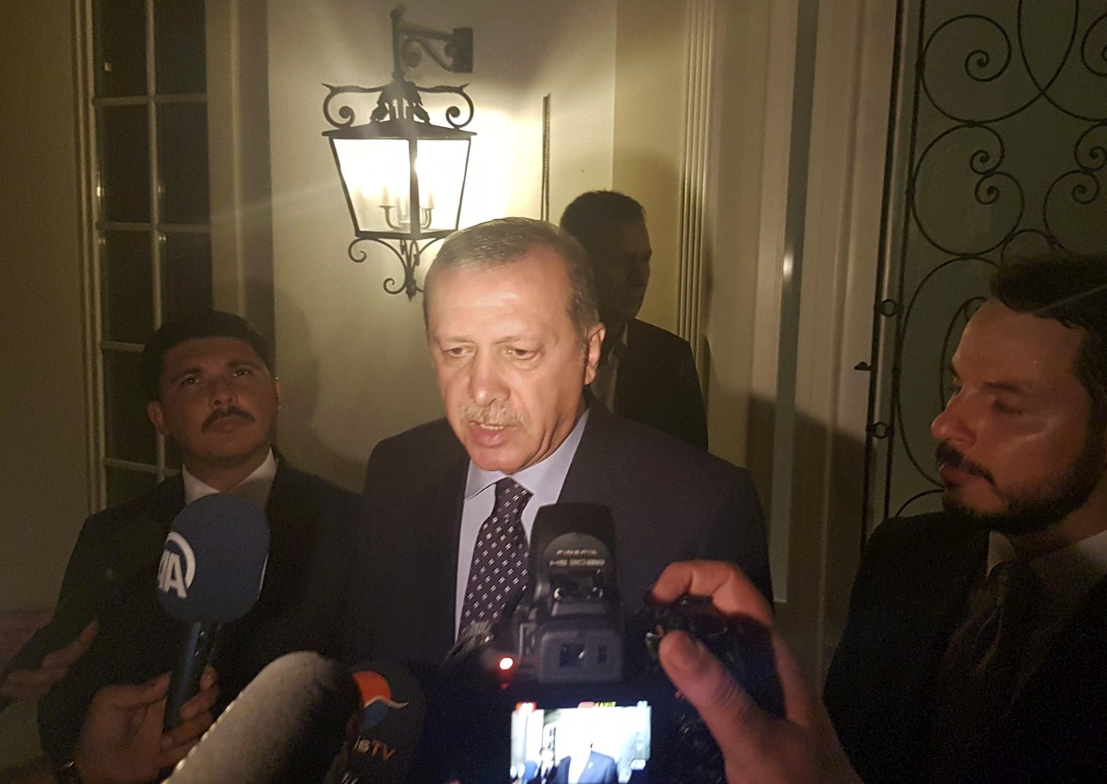 Cumhurbaşkanı Erdoğandan ilk açıklama