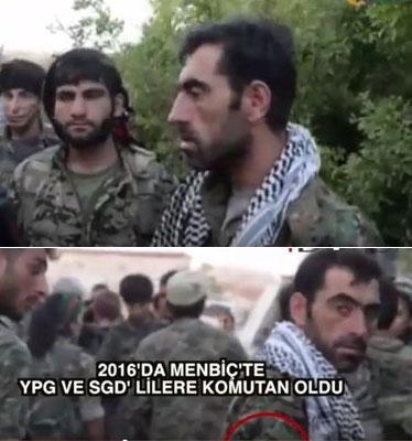 Şemdinlide yol kesen PKKlı Suriyede ortaya çıktı