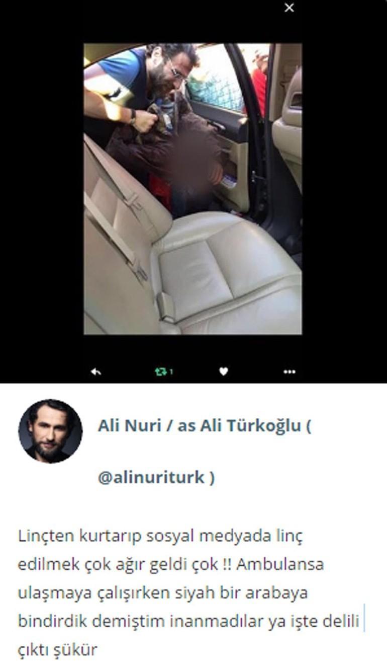 Ali Nuri Türkoğlu askerlere yardım etti