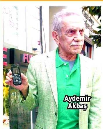 Aydemir Akbaşın 80 TLlik telefonu