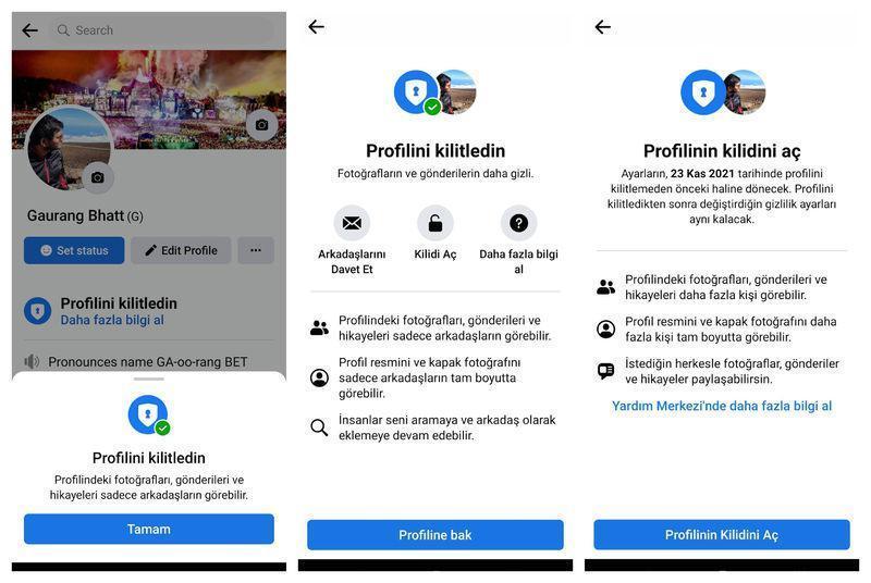 Facebook Koruması ve Facebook Profil Kitleme özellikleri Türkiye’de kullanıma sunuluyor