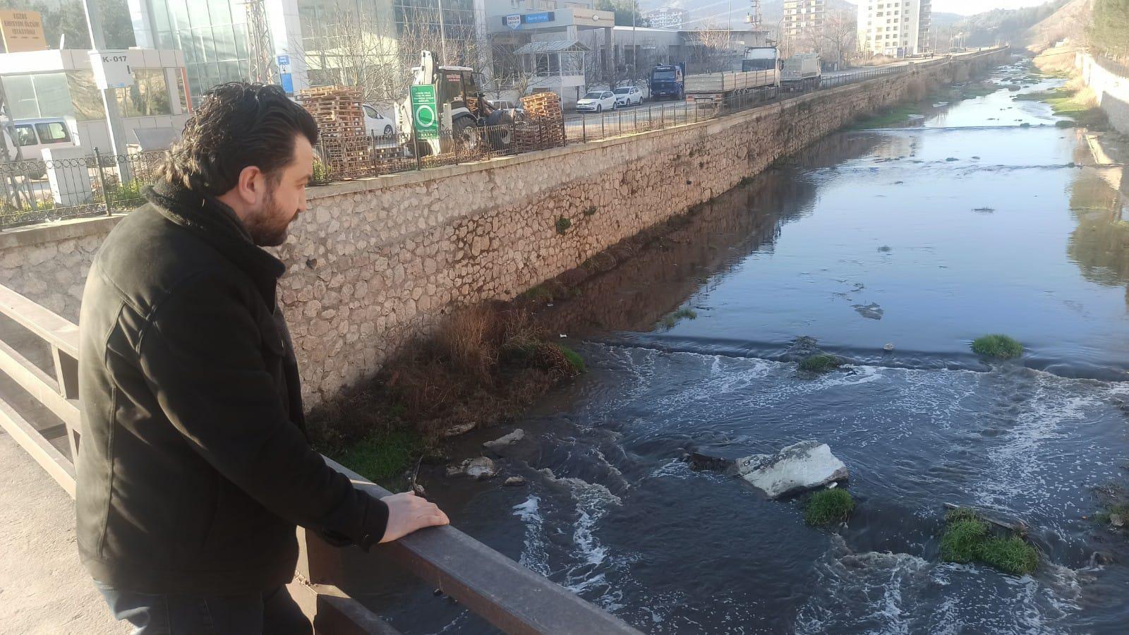 Terksakan Çayında ürküten manzara Ekipler inceleme başlattı