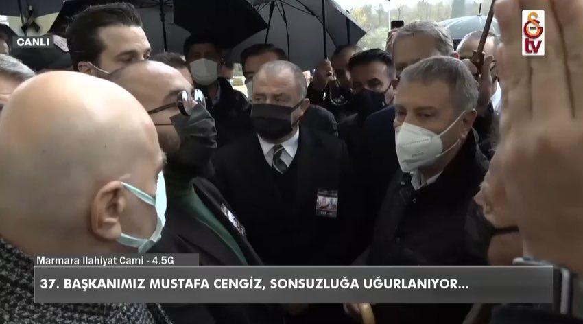 Galatasarayın 37. Başkanı Mustafa Cengiz son yolculuğuna uğurlandı