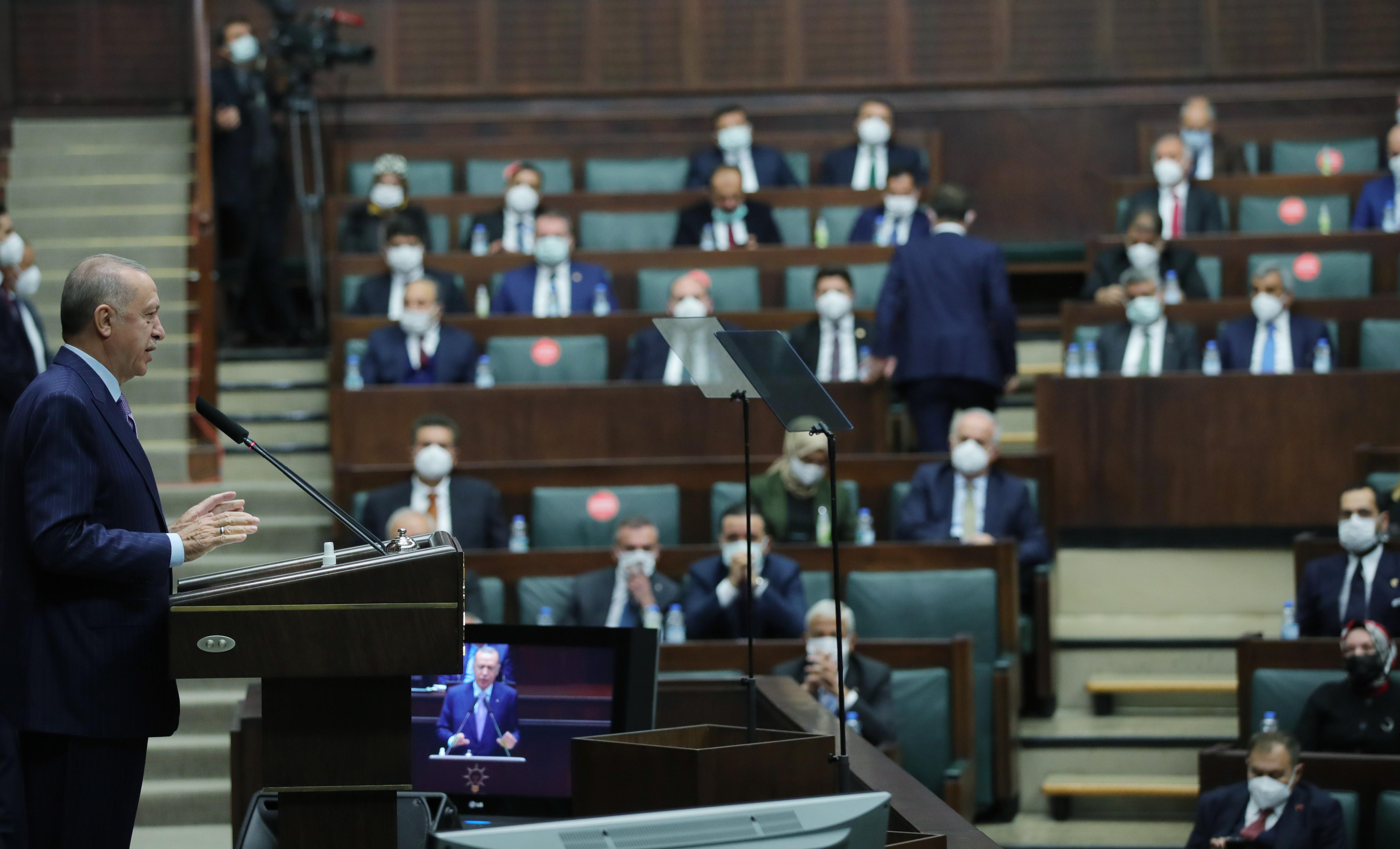 Son dakika Cumhurbaşkanı Erdoğandan tezkereye Hayır diyen CHPye tepki: HDPye boyun eğmesidir