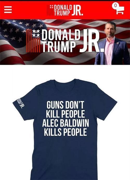 Trumpların intikamı Satışa sundular: Silahlar değil, Alec Baldwin öldürüyor