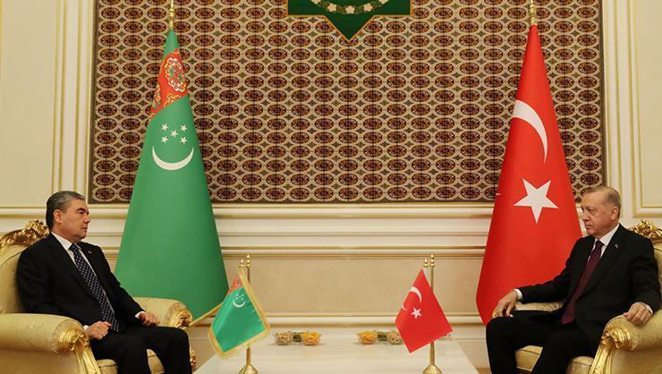Cumhurbaşkanı Erdoğan Türkmenistanda Ortak anlaşmalar imzalandı