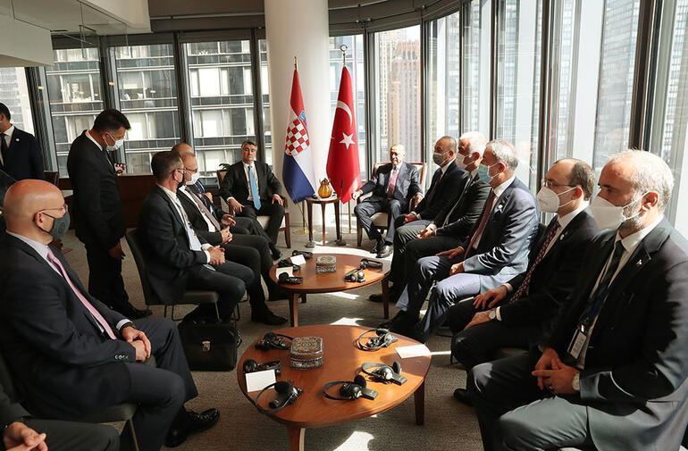 Cumhurbaşkanı Erdoğandan New Yorkta peş peşe önemli görüşmeler