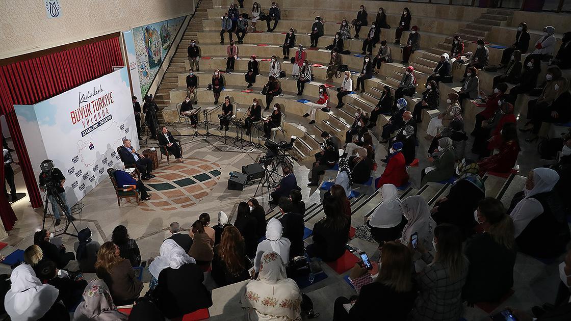 Cumhurbaşkanı Erdoğan: Kadınlarımızı daha çok desteklemekte kararlıyız