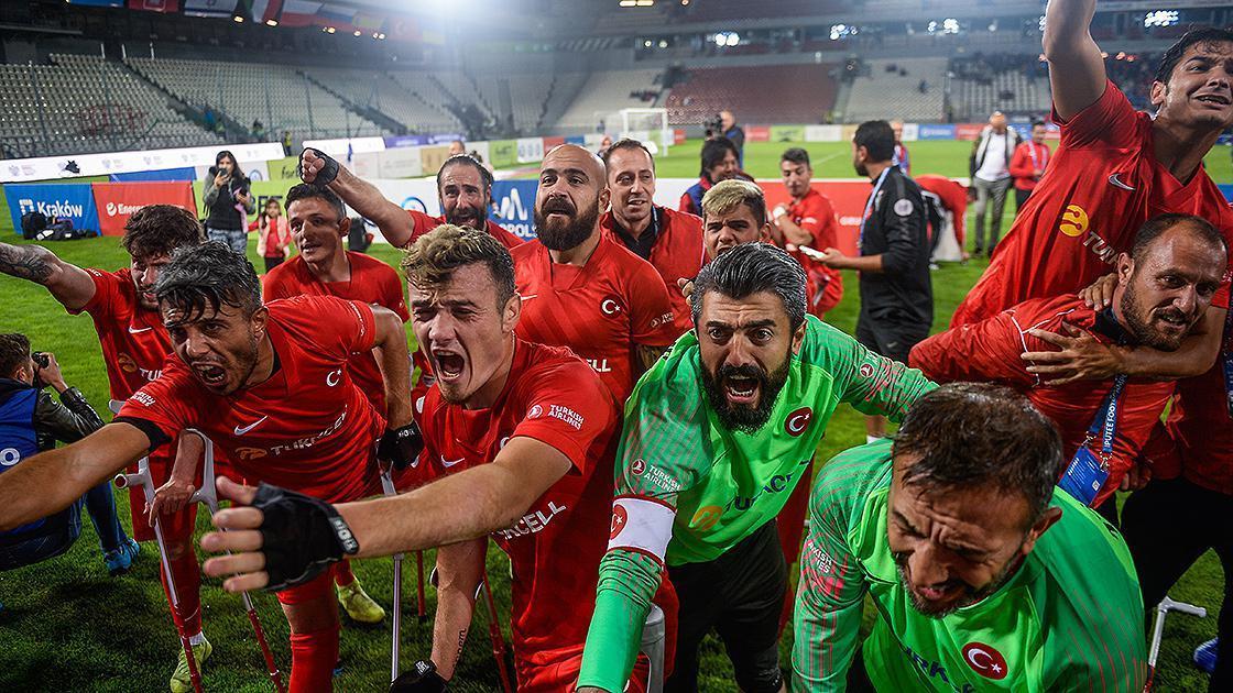 Son dakika: Ampute Futbol Milli Takımı Avrupa Şampiyonu oldu