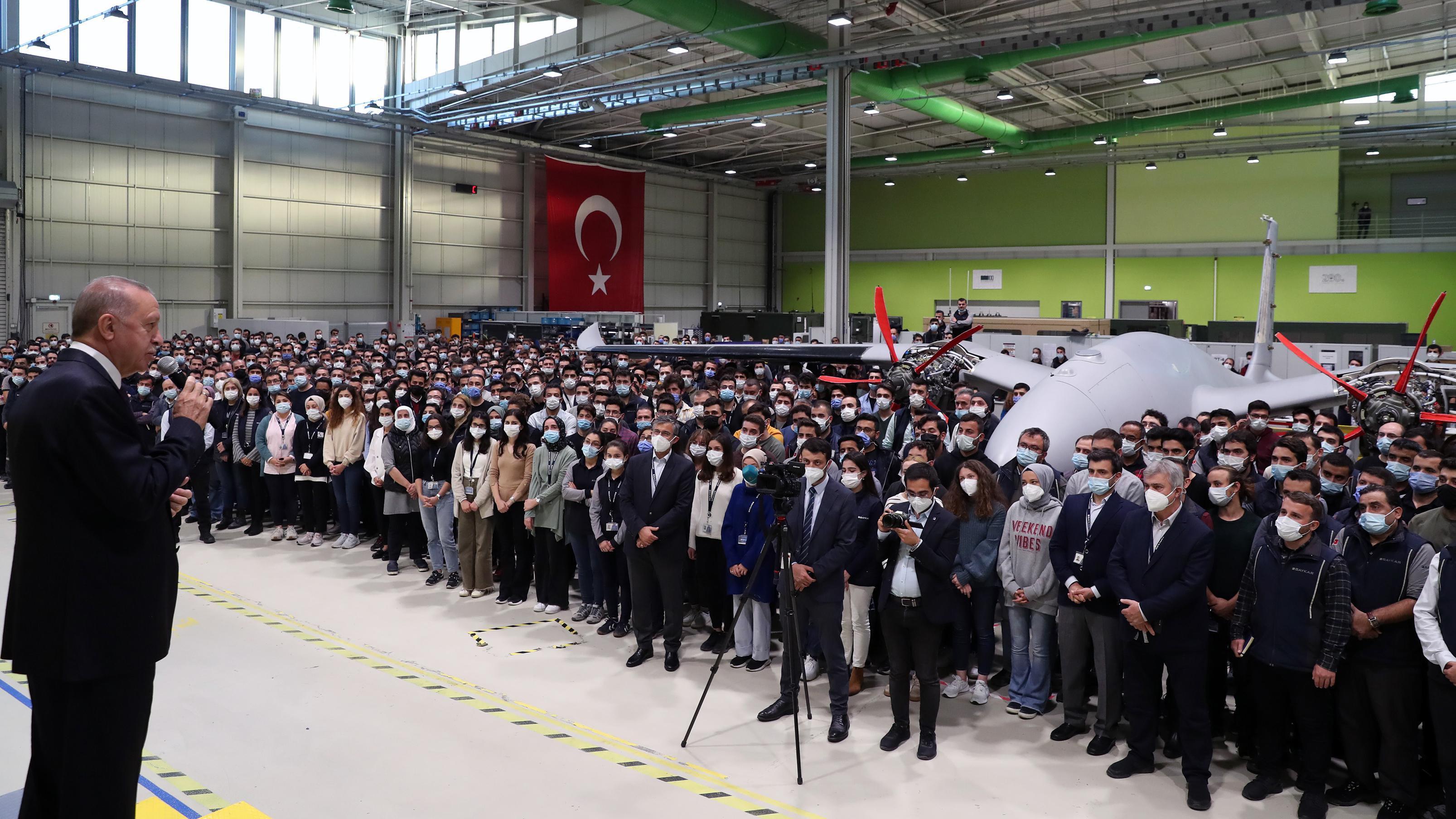 Cumhurbaşkanı Erdoğandan Bayraktar ailesine taziye ziyareti