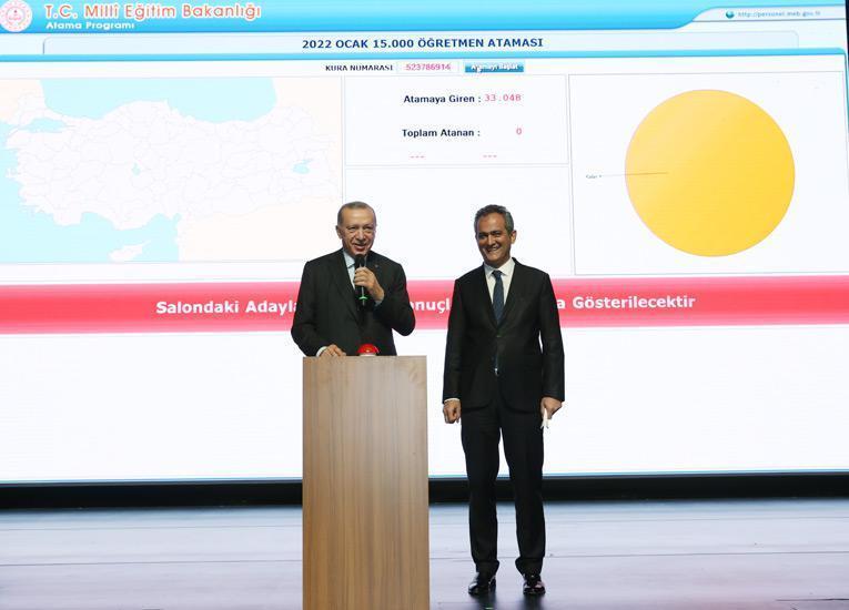 15 bin öğretmen ataması yapıldı Cumhurbaşkanı Erdoğan: Yavrularımız sizlere emanet