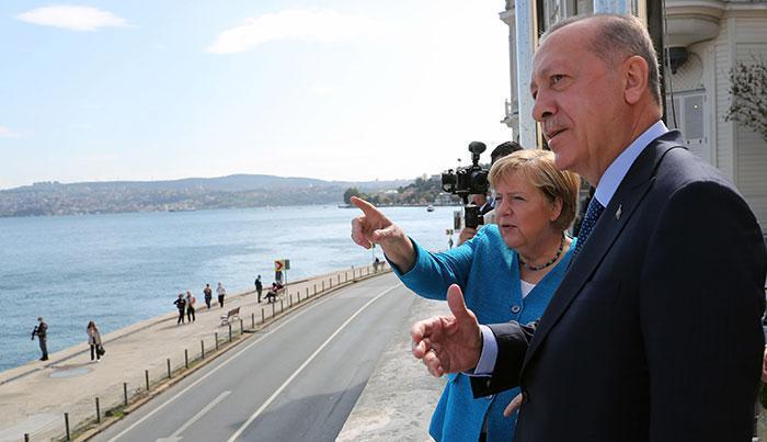 İstanbulda Cumhurbaşkanı Erdoğan-Merkel görüşmesi sona erdi