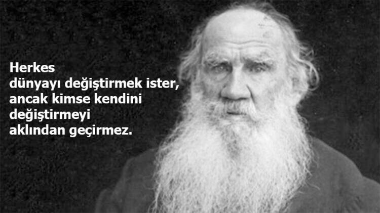 Tolstoy sözleri: Aşk, mutluluk, Diriliş, İtiraf, Savaş ve Barış sözleri