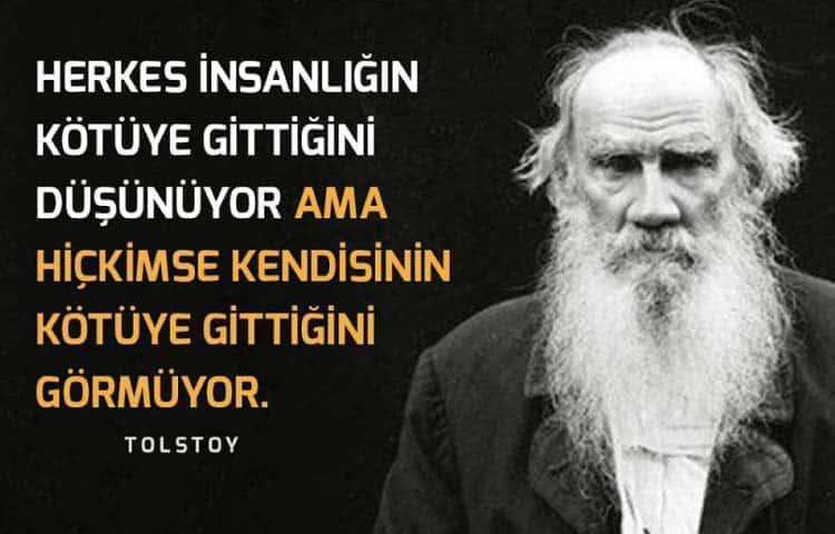 Tolstoy sözleri: Aşk, mutluluk, Diriliş, İtiraf, Savaş ve Barış sözleri