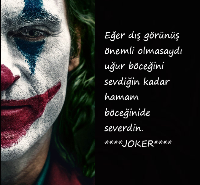 Joker Sözleri (En Güzel, Etkileyici ve Havalı)