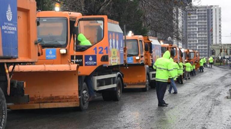 Meteoroloji uyarmıştı, İstanbulda kar seferberliği başladı