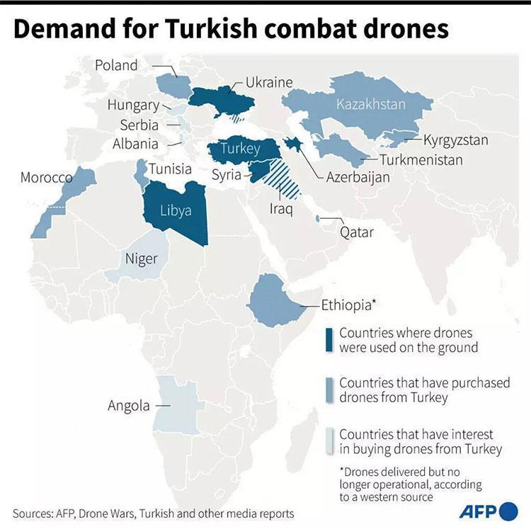 AFPden skandal harita Trakyayı Türkiyeden sildiler