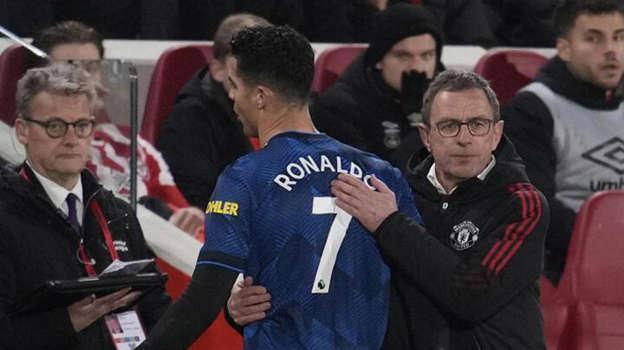 Ronaldo hırsından ağlayacaktı Rangnicke şok tepki