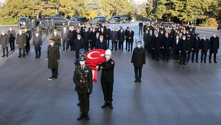 Atatürkü minnetle anıyoruz Cumhurbaşkanı Erdoğan ve devlet erkanı Anıtkabirde